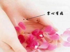 掌心有痣的位置与命运图解